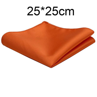 Klasszikus, 25*25 cm-es férfi sima selyem zsebkendő tömör zsebes, négyzet alakú divatos férfi, esküvői mellkastörölköző