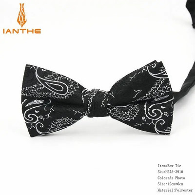 Leptir-mašna Muška formalna točkasta kravata za dječake Muška moda Poslovna vjenčana leptir-mašna Muška košulja Krawatte Legame Poklon Pejsli leptir