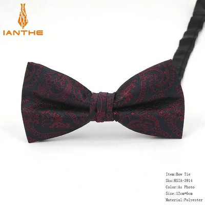 Leptir-mašna Muška formalna točkasta kravata za dječake Muška moda Poslovna vjenčana leptir-mašna Muška košulja Krawatte Legame Poklon Pejsli leptir