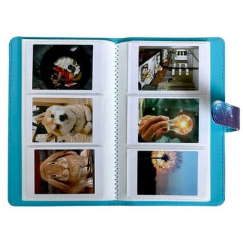 96 τσέπες 3 ιντσών μίνι φιλμ Φωτογραφικό άλμπουμ Βιβλίο Όνομα κάρτας για Fujifilm Instax Mini 12 11 9 8 7s 90 LiPlay Camera Χαρτί φιλμ