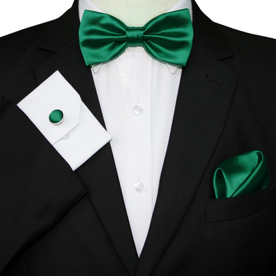 KAMBERFT vīriešu tauriņa komplekts sarkana dzeltena cieta tauriņa kabatas kvadrātveida aproču pogas dāvanu kastīte vīriešiem kāzu ballītes dāvana