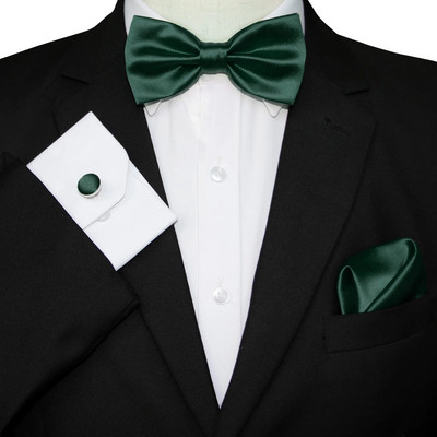 KAMBERFT vīriešu tauriņa komplekts sarkana dzeltena cieta tauriņa kabatas kvadrātveida aproču pogas dāvanu kastīte vīriešiem kāzu ballītes dāvana