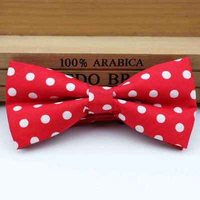 Dot Cotton Bowtie Wedding Casual Butterfly Business Παπιγιόν Πολύχρωμα λαιμόκοψη Γυναικεία Skinny Gravatas Cravat