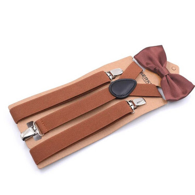 2,5x110cm Soild Šareni tregeri Leptir leptir leptir leptir od poliestera Šarmantne Y-stražnje naramenice za odrasle Leptir pojas leptir leptir mašna Podesiva