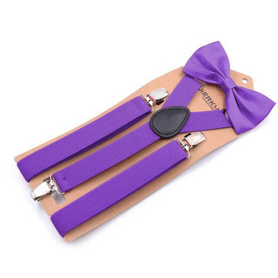 2,5x110cm Soild Šareni tregeri Leptir leptir leptir leptir od poliestera Šarmantne Y-stražnje naramenice za odrasle Leptir pojas leptir leptir mašna Podesiva