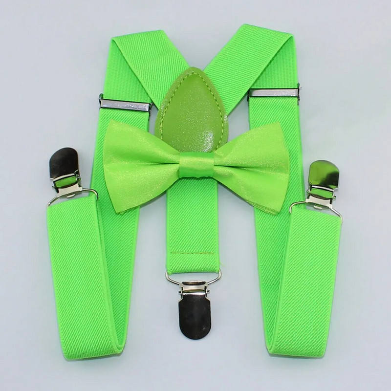 AEbone fiú csokornyakkendő és nadrágtartó gyerekeknek piros pántos csokornyakkendő készletek lányoknak, nadrágtartók, csokornyakkendő Bretels Kinderen esküvői buli Sus66