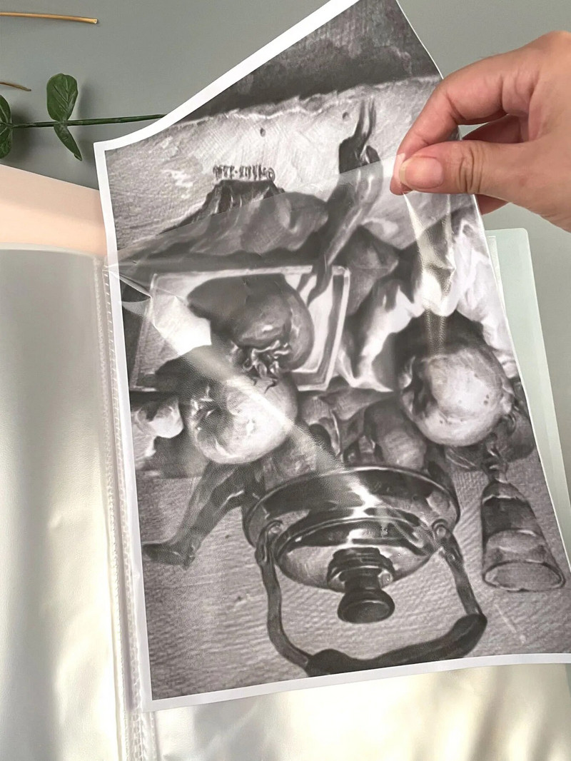 A4 prozirna mapa u boji Dokumenti Knjiga s bilješkama na slobodnim listovima Studentski ispitni radovi Organizirajte i pohranite Školska stanica velikog kapaciteta