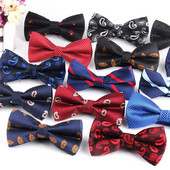 Svītraina tauriņš līgavainim Modes Peislija tauriņš Vīriešiem Sievietēm Taurītes Pieaugušajiem Taurītes Kravāti Groomsmen Dāvanas Kāzu tauriņi