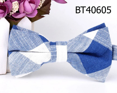 Jauns rūtains tauriņš līgavainim Modes pārbaude tauriņš vīriešiem sievietēm tauriņš Pieaugušajiem kāzu tauriņi Kravāti Groomsmen Kokvilnas tauriņi