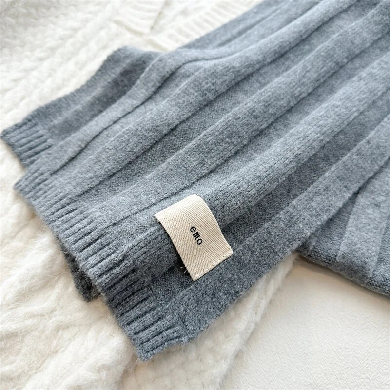 Nova 2023. Pletena Emo deka Debela pašmina Zimski topli šal Modni ženski šal od ponča od kašmira