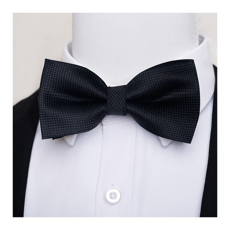 Visokokvalitetna marka Svilena leptir kravata Nebesko plava muška prugasta svadbena oprema Pristaje za svečanu zabavu dan zaljubljenih Leptir kravata Leptir kravata