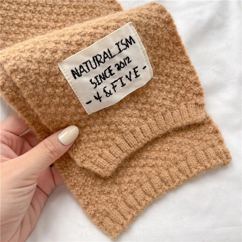 2022. Jednostavna vunena pređa Tanki pleteni šalovi Topli ženski šal Modni čvrsti zimski dugi rubac Bufanda ženski šal