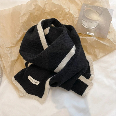 Dizajnerski čvrsti pleteni šal za žene Zimska moda Neckercheif Debela vunena pređa Šal Ovratnik Kašmir Topla Bufandas prigušnica