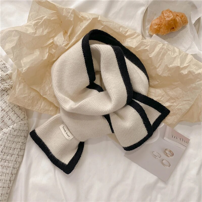 Dizajnerski čvrsti pleteni šal za žene Zimska moda Neckercheif Debela vunena pređa Šal Ovratnik Kašmir Topla Bufandas prigušnica