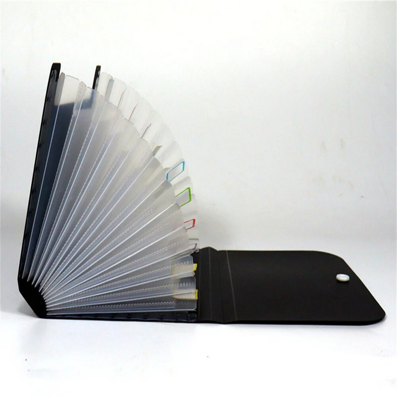 Mini A6 aplankas vandeniui atsparus finansinių sąskaitų kortelių laikiklis grynųjų pinigų sąskaitos faktūros Finansinių bilietų saugojimo organizatorius Klasifikavimo piniginė