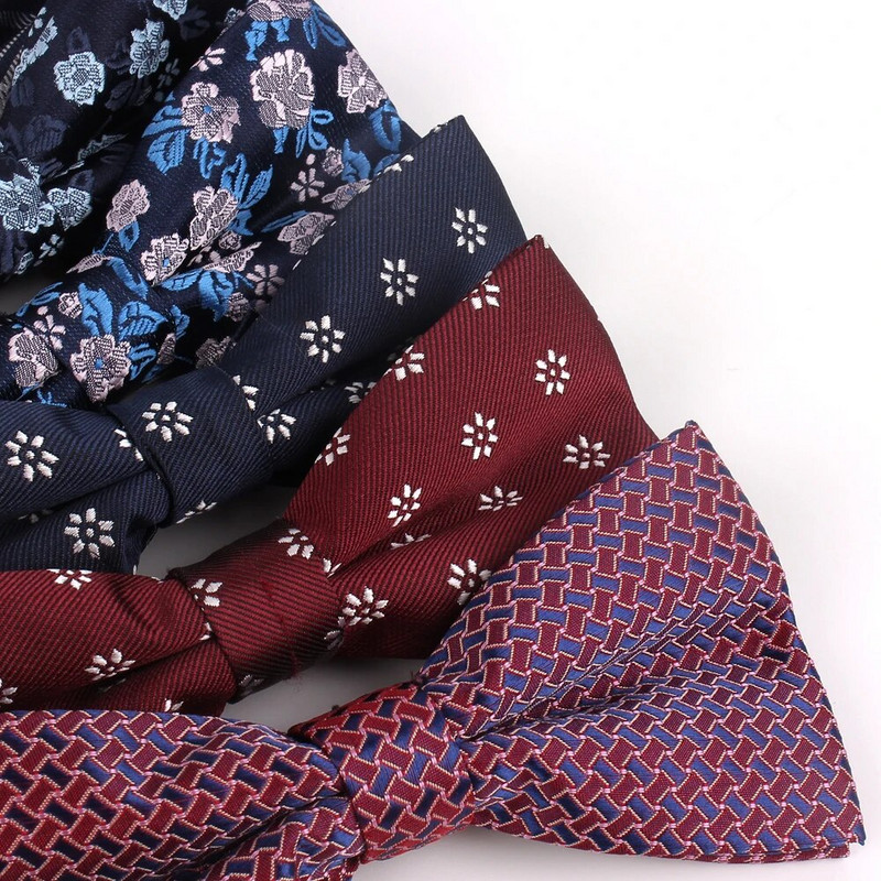 Jacquard tkane muške leptir-mašne košulje Cvjetne leptir-mašne za muškarce Poslovna vjenčanja s leptir-mašnama za odrasle Vestidos Gravata Borboleta kravate