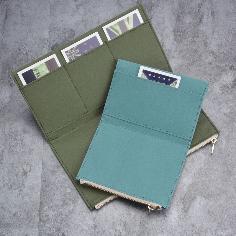 Platnena torbica s patentnim zatvaračem Džepna bilježnica s kožnim uvezom Dodatak za planer Obična torba za pohranu putovnice Mapa s datotekama Pribor