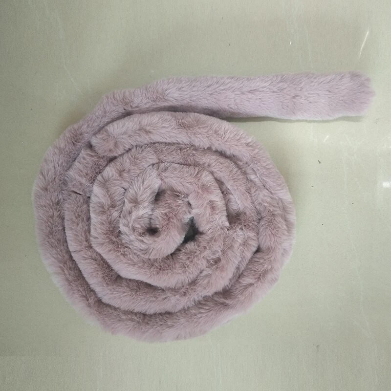 2020. Novi ženski remen s krznenim kaputom duljine oko 160 cm Jednostavan modni ženski remen od mekog krzna