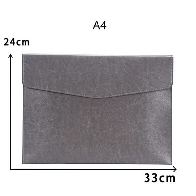 A4-es A6-os bőr irattartó mappa Üzleti iratrendező mappatáska divatos aktatáska adatok szerződés számla irattáska iskolai irodai ellátás