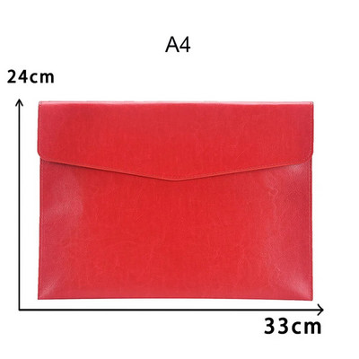 A4-es A6-os bőr irattartó mappa Üzleti iratrendező mappatáska divatos aktatáska adatok szerződés számla irattáska iskolai irodai ellátás