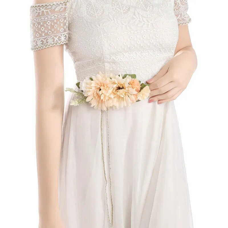 Boemska imitacija cvijeta od konoplje uže tkano uže oko struka ukrasni remen za odmor na morskoj plaži