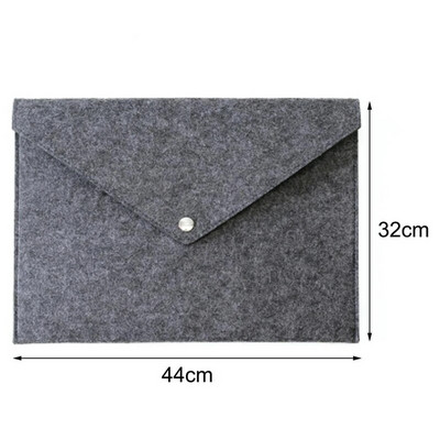 44cmx32cm A3 Lielas ietilpības failu mapes Filca somas Biznesa portfeļi Kancelejas preces Organizators Uzglabāšanas soma Dokumentu maciņi Dāvanas