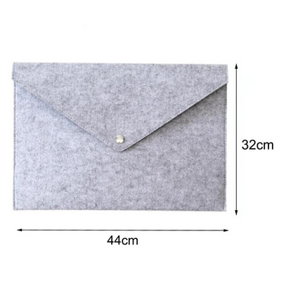 44cmx32cm A3 Lielas ietilpības failu mapes Filca somas Biznesa portfeļi Kancelejas preces Organizators Uzglabāšanas soma Dokumentu maciņi Dāvanas