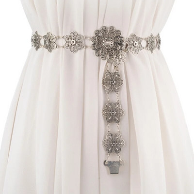 CETIRI 2018 naujas mados diržas moterims Aukštos kokybės metalinė gėlių juosta juosmens grandinėlė ceinture femme ant suknelės moteriški diržai moteriški