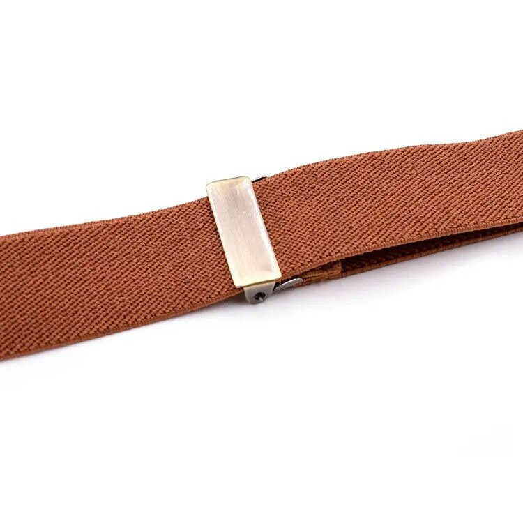 Stay 3 Clips Gyerek Fiú Lány Nadrág 2,5cm Ajándék Clip-On Y Hátsó merevítő Csokornyakkendő Elasztikus Fém Fejfüggők Csokornyakkendő szett