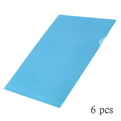 6 kom. Prozirna mapa u obliku slova L PP Mapa s jednom stranicom A4 Mapa s dvije stranice Za pohranu datoteka Torba za datoteke Ugovorna zaštitna navlaka