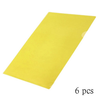 6 kom. Prozirna mapa u obliku slova L PP Mapa s jednom stranicom A4 Mapa s dvije stranice Za pohranu datoteka Torba za datoteke Ugovorna zaštitna navlaka