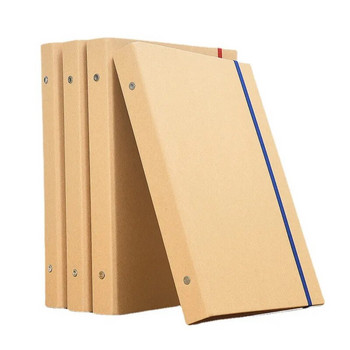 Αδιάβροχο χαρτί Kraft Binding Clear Frosted A5 A4 Binder Office Storage Advanced Business Notebook Stationery