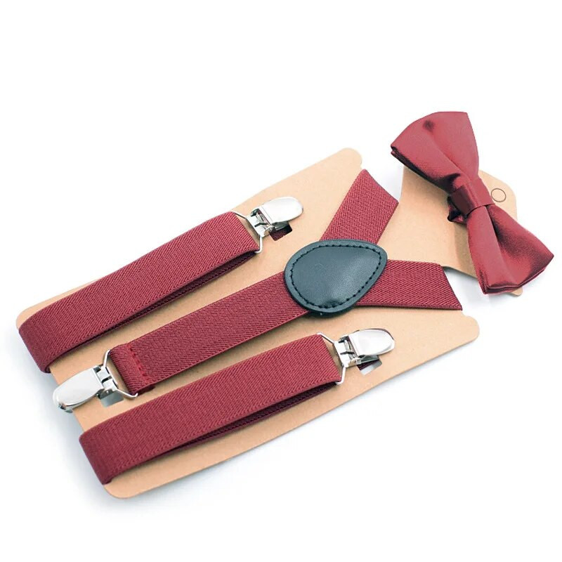 Gyerekek Gyerekek 3 csíptetős nadrágtartók és csokornyakkendő szett Féktartók Fiúk / Lányok Esküvői Party Lovely nadrágok nadrágtartók