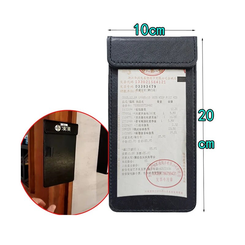 Rēķinu turētājs restorāna klipu čeks dzeltens sarkans zils melns brūns