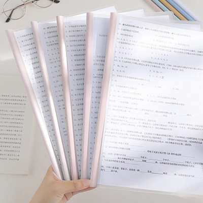 5 db/készlet Tárolókönyv A4-es mappa Morandi aranyos átlátszó vízálló nagy kapacitású irattáska Irodaszerek Iskolai kellékek