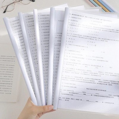 5 db/készlet Tárolókönyv A4-es mappa Morandi aranyos átlátszó vízálló nagy kapacitású irattáska Irodaszerek Iskolai kellékek