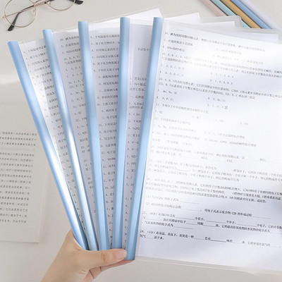 5 db/készlet Tárolókönyv A4-es mappa Morandi aranyos átlátszó vízálló nagy kapacitású irattáska Irodaszerek Iskolai kellékek