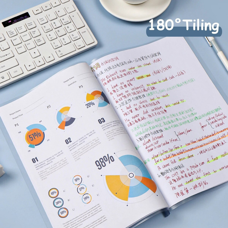 5 db/készlet Tárolókönyv A4-es mappa Morandi aranyos átlátszó vízálló nagy kapacitású irattáska Irodaszerek Iskolai kellékek