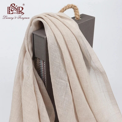 Hingav puuvillane linane Hijab sall Nahasõbralik Jersey Hijabs Pehme turbanist peasall Naiste massiivne sall Foulard Femme Vile
