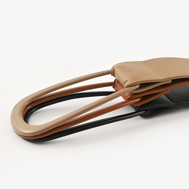 Vintažinis paprastas platus ilgas diržas moterims Elegantiškas mazginis Pu odinis juosmuo Madinga moteriška palto kostiumo puošmena juosmens dirželiai