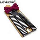 SHOWERSMILE csokornyakkendő nadrágtartók férfi kockás férfi nadrágtartók nadrágtartók brit vintage női ing nadrágtartó nadrág 3,5 cm