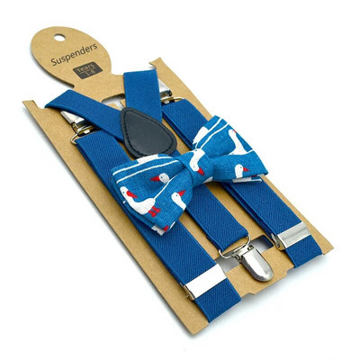 Három csíptetős pántok Gyerek harisnyatartó csokornyakkendővel Divat Gyermek csokornyakkendő szett fiúk merevítők Állítható nyakkendők Esküvői kiegészítők