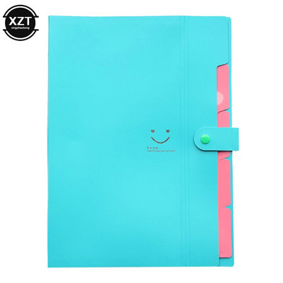 Pretputekļu A4 failu dokumentu papīra organizators Ūdensnecaurlaidīgs maisiņš Mapju turētājs Paplašināms maks Studentu biroja Skolas piederumi