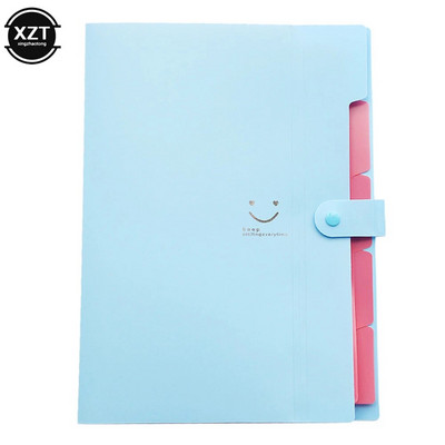 Pretputekļu A4 failu dokumentu papīra organizators Ūdensnecaurlaidīgs maisiņš Mapju turētājs Paplašināms maks Studentu biroja Skolas piederumi