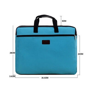 Platnena ručna torbica s patentnim zatvaračem Papirnata torba za pohranu dokumenata A4 mapa s datotekama Prijenosna aktovka Uredski pribor Prilagodite logotip