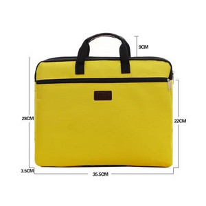 Platnena ručna torbica s patentnim zatvaračem Papirnata torba za pohranu dokumenata A4 mapa s datotekama Prijenosna aktovka Uredski pribor Prilagodite logotip