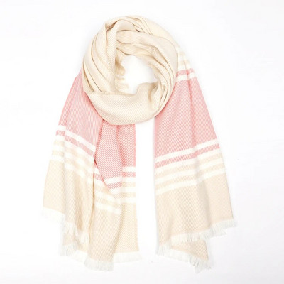 Foulard rudens ziemas siltas kašmira šalles Svītrains rūts Augstas kvalitātes gari pušķi Sieviešu bieza ietīšana šalle Sieviešu vilnas pashmina