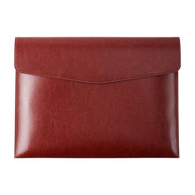 A4 PU odinis užsegamas dokumentų laikiklis Kanceliarinės prekės, atsparios dulkėms verslo biuro lengvas didelės talpos failų aplankas