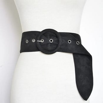 Гореща разпродажба, нова кадифена луксозна модна широка дамска колан, дизайнерска фланелена черна риза с леопардов принт Cintos Off White Belt