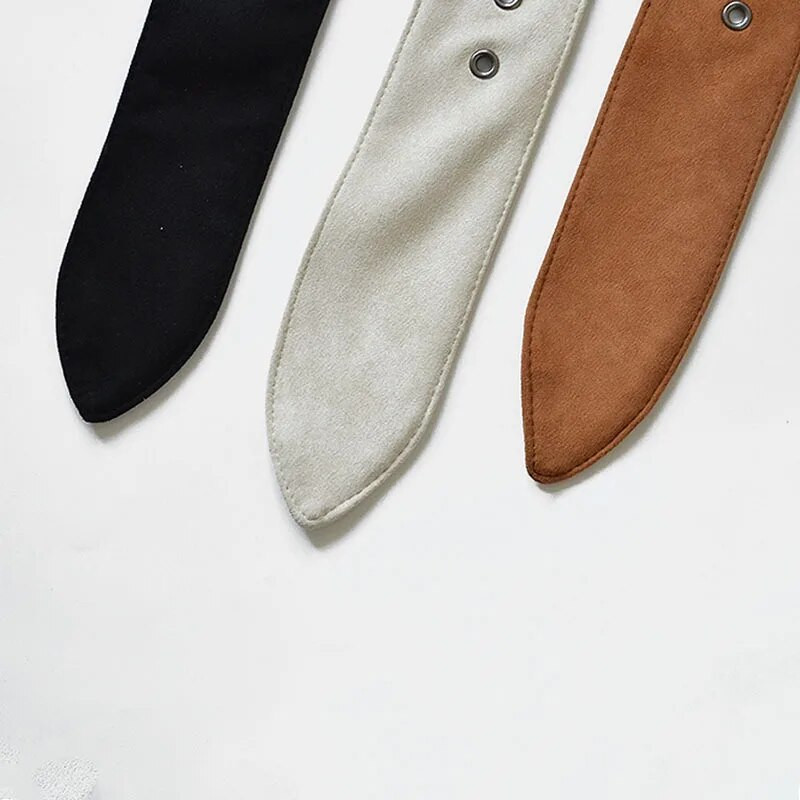 Akciós új bársonyos luxus divat széles női öv tervező flanelette fekete leopárdmintás ing cintos tört fehér öv